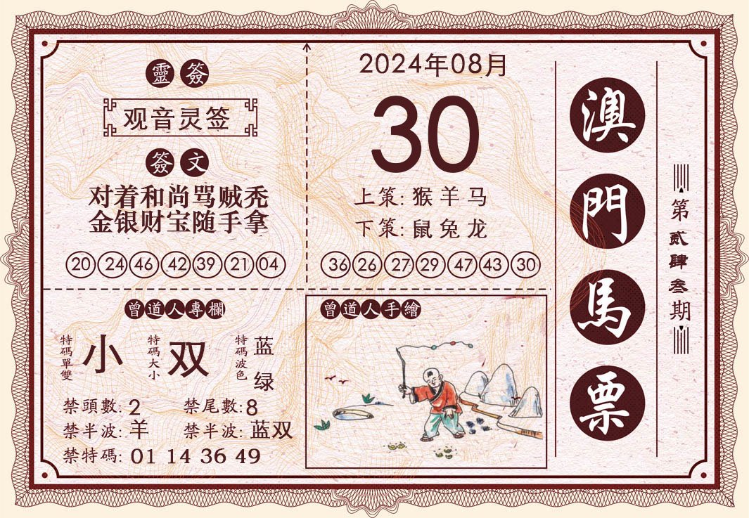 2024243期澳门马票