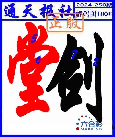 2024250期解码图