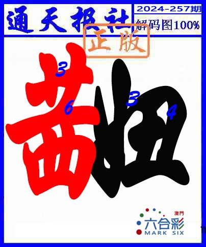 2024257期解码图