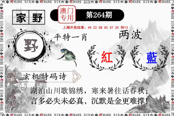 2024264期特码诗句