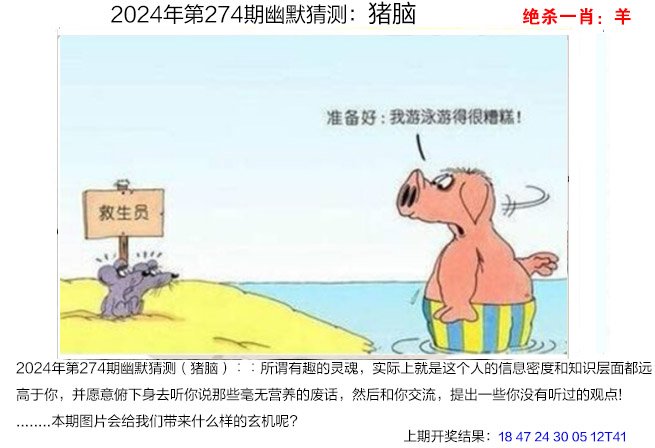 2024274期幽默猜测