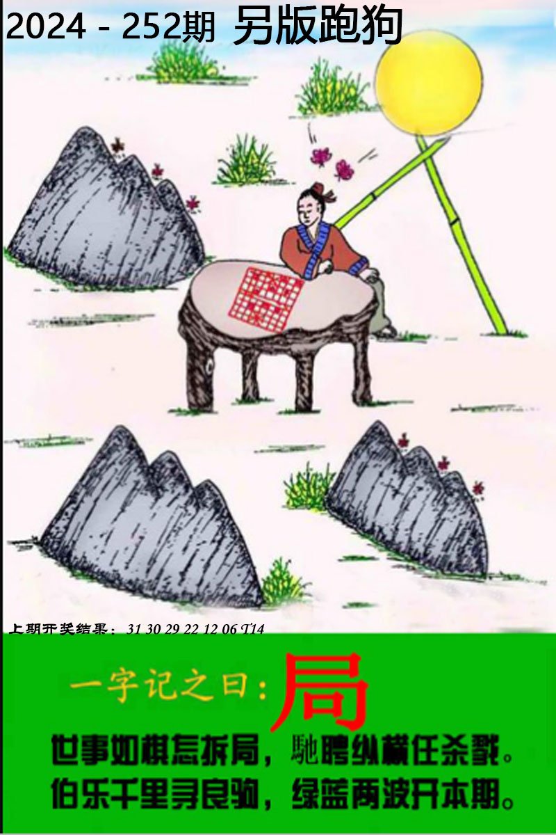 2024252期另版跑狗图