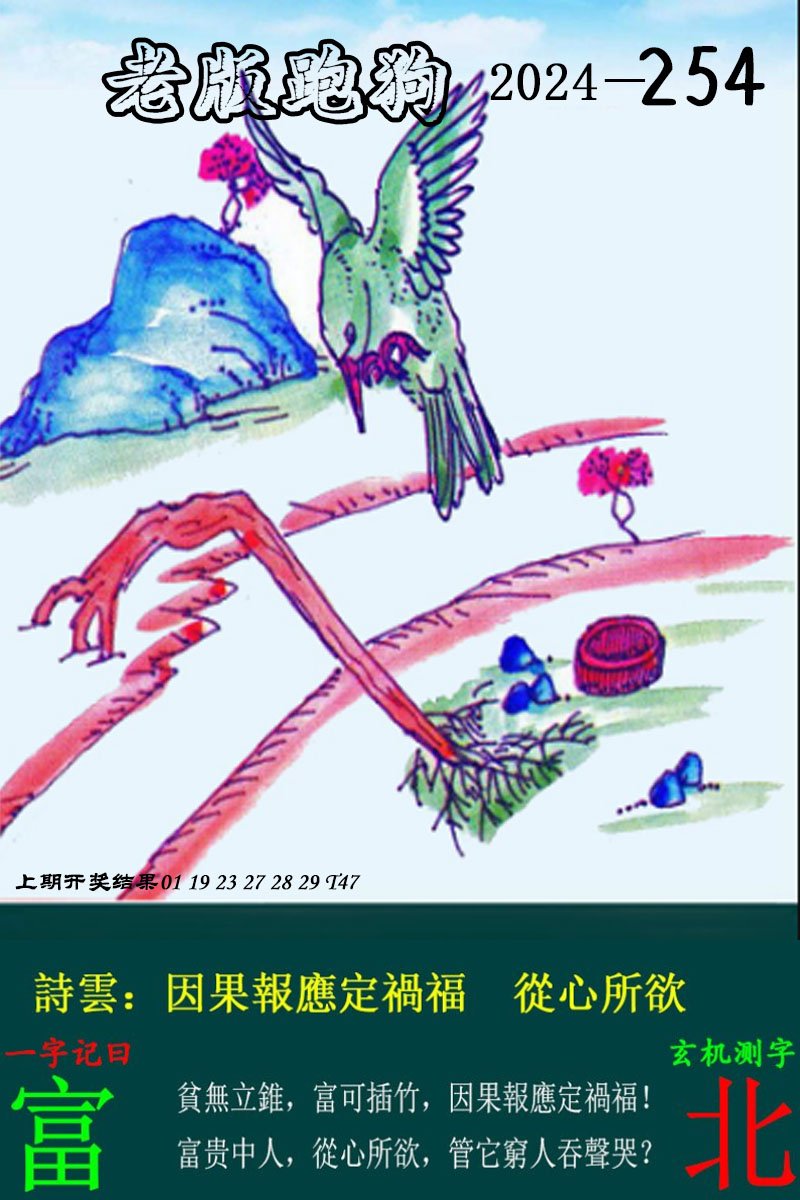 2024254期老版跑狗图