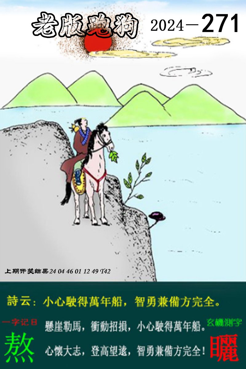 2024271期老版跑狗图