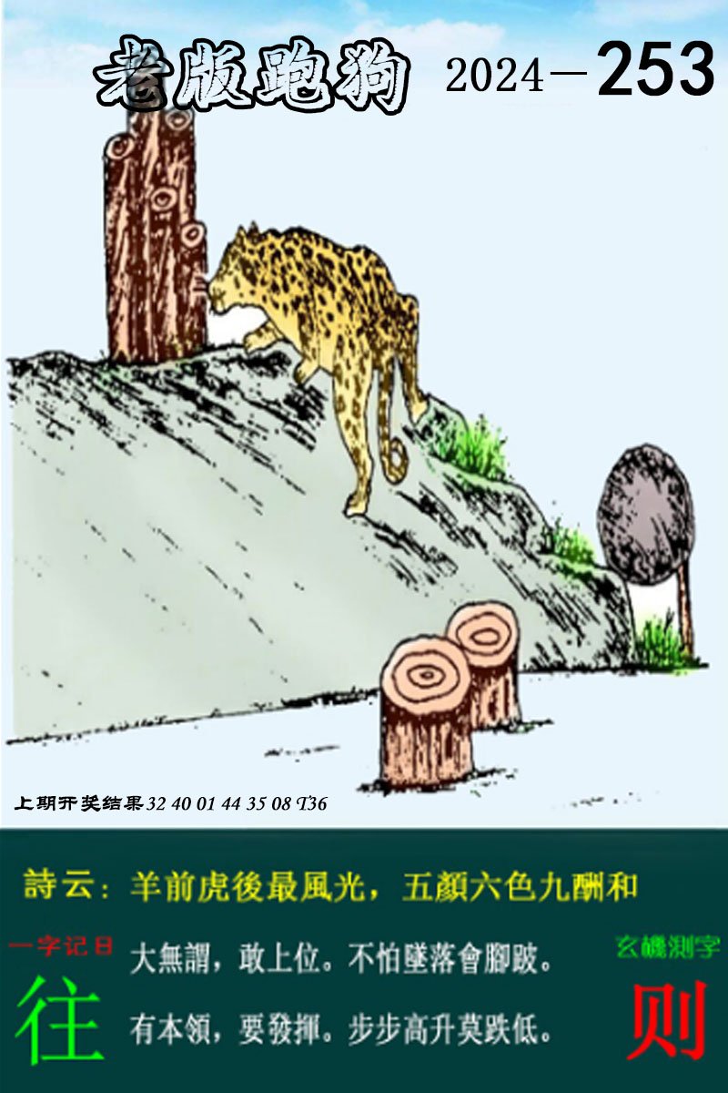 2024253期老版跑狗图