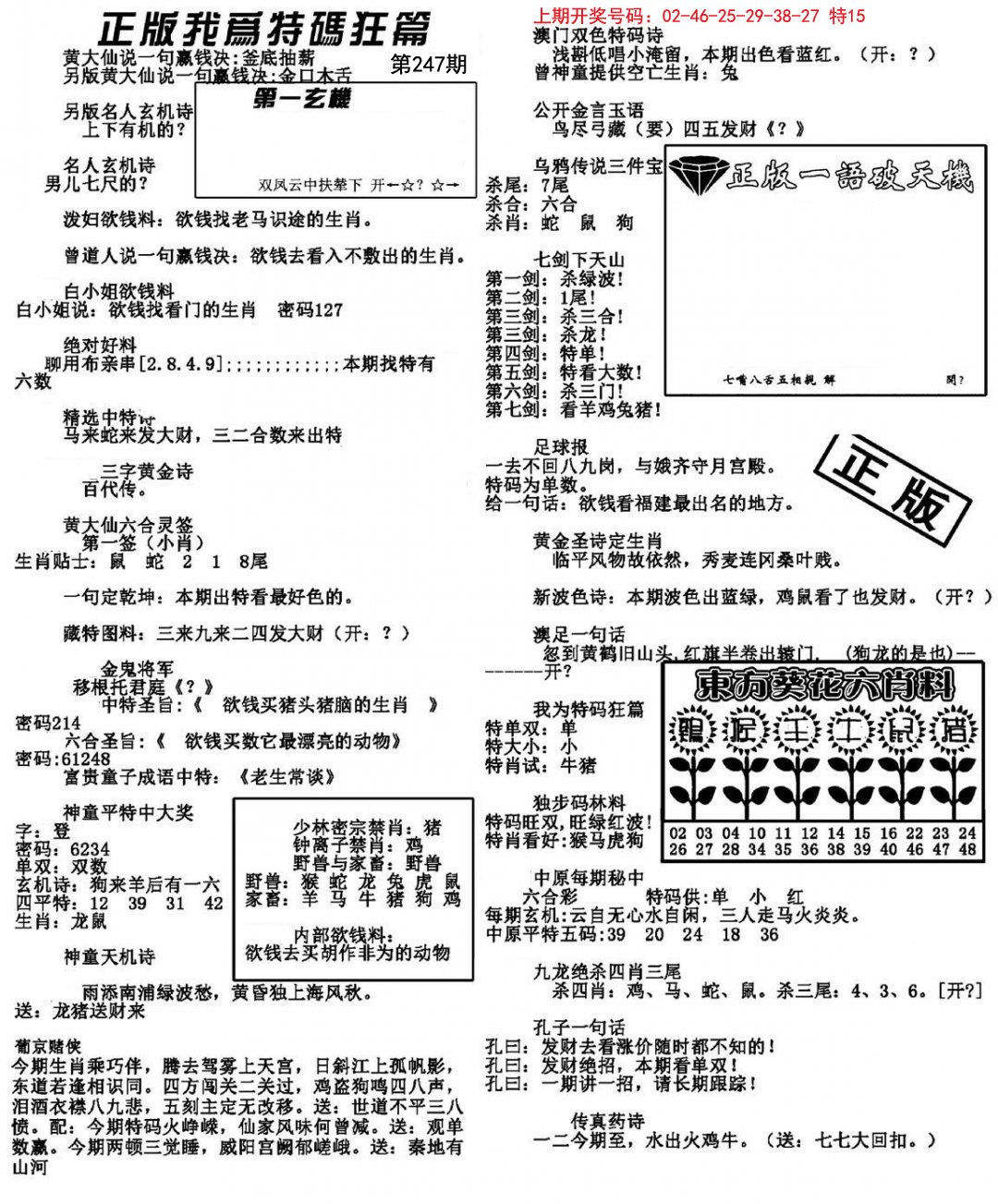 2024247期我为特码狂篇