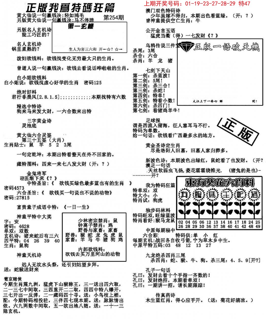 2024254期我为特码狂篇