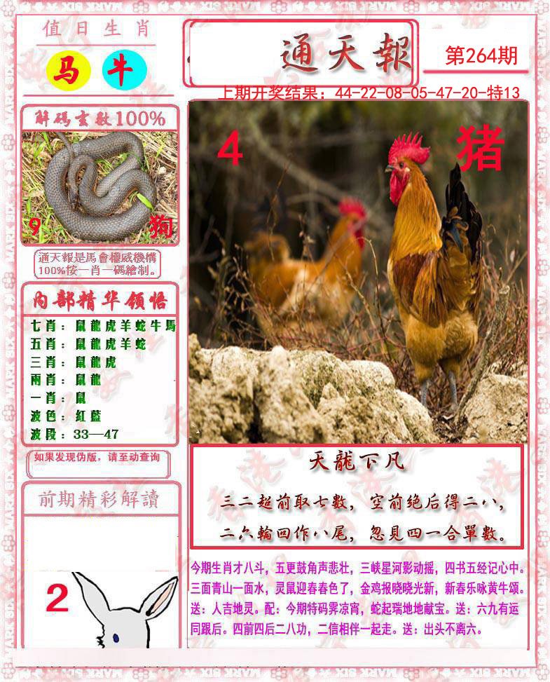 2024264期马经通天报