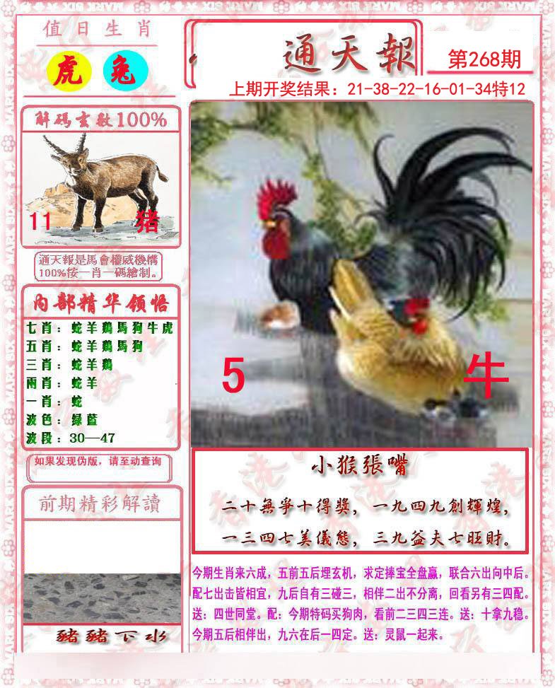 2024268期马经通天报