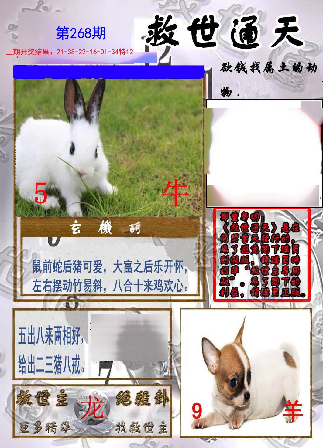 2024268期救世通天报