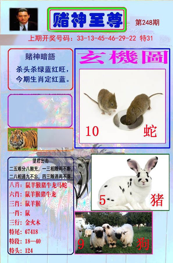 2024248期赌神至尊