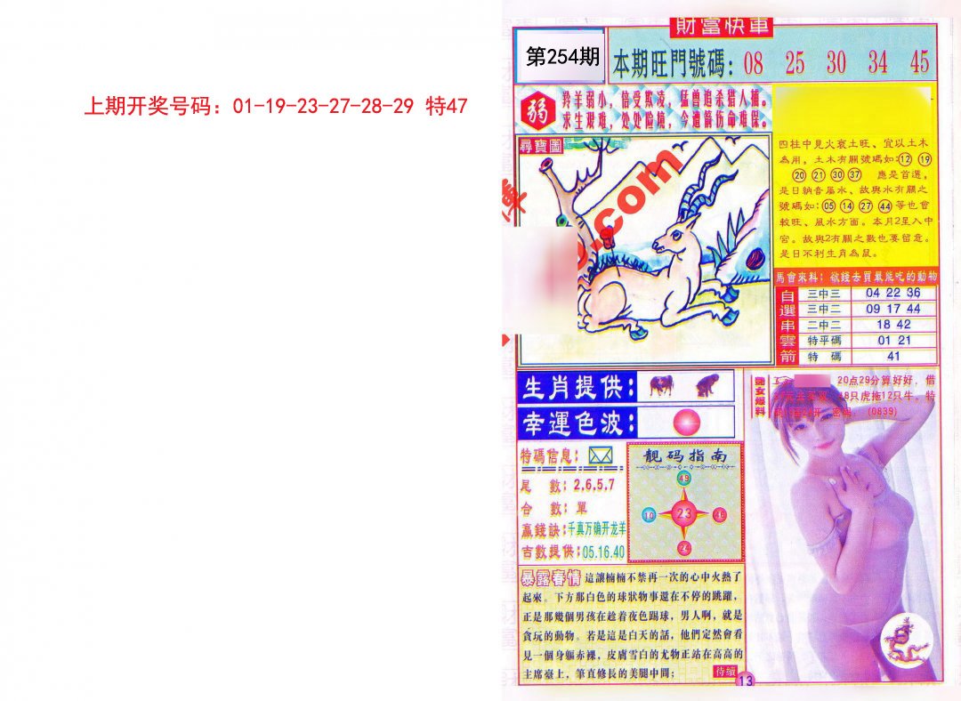 2024254期财富快车