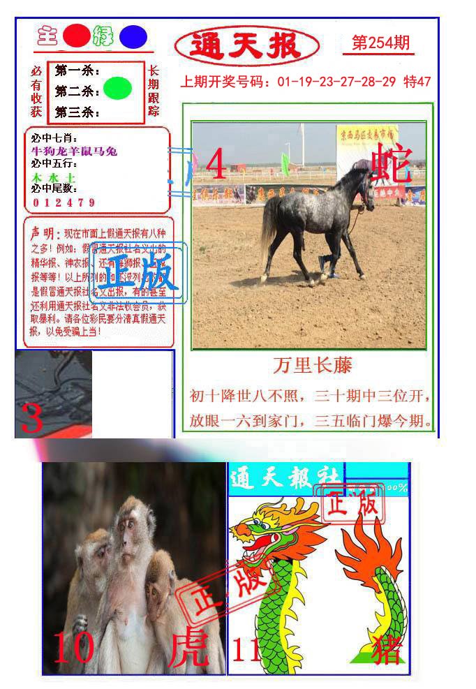 2024254期通天杀波图1