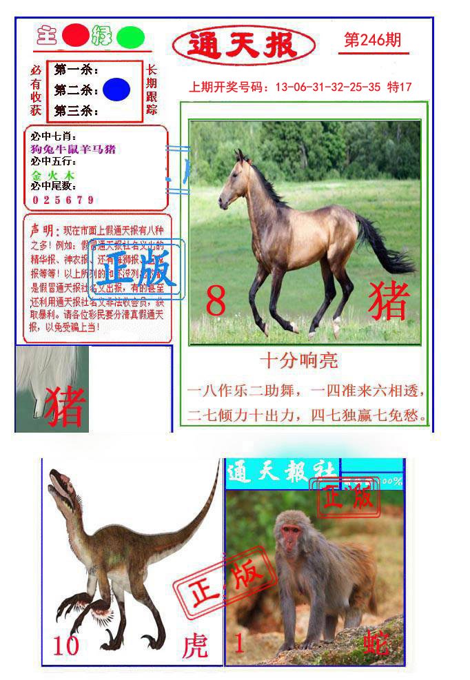 2024246期通天杀波图1