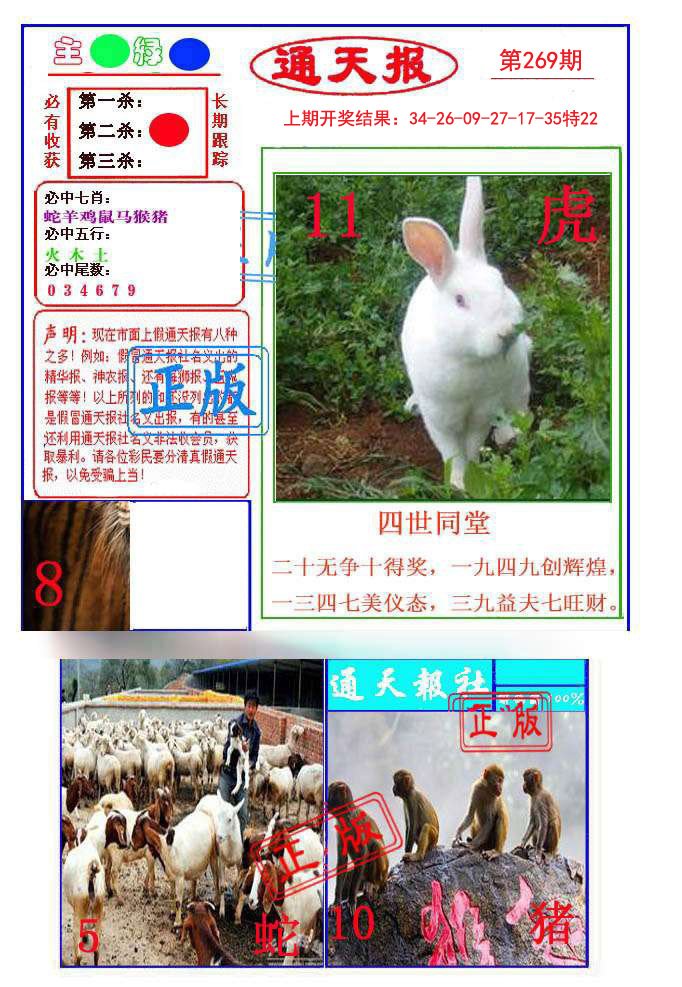 2024269期通天杀波图1