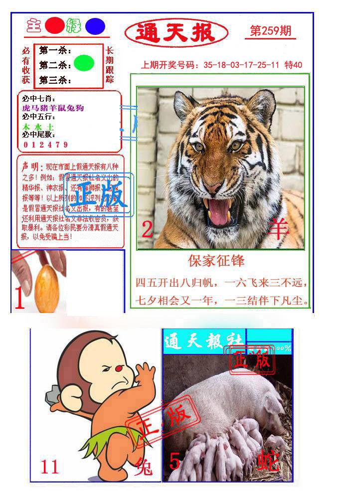 2024259期通天杀波图1