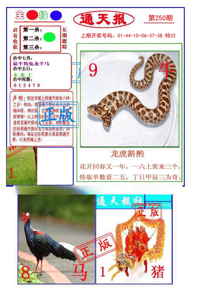 2024250期通天杀波图1