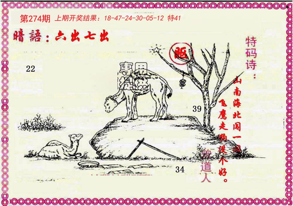 2024274期新暗语报