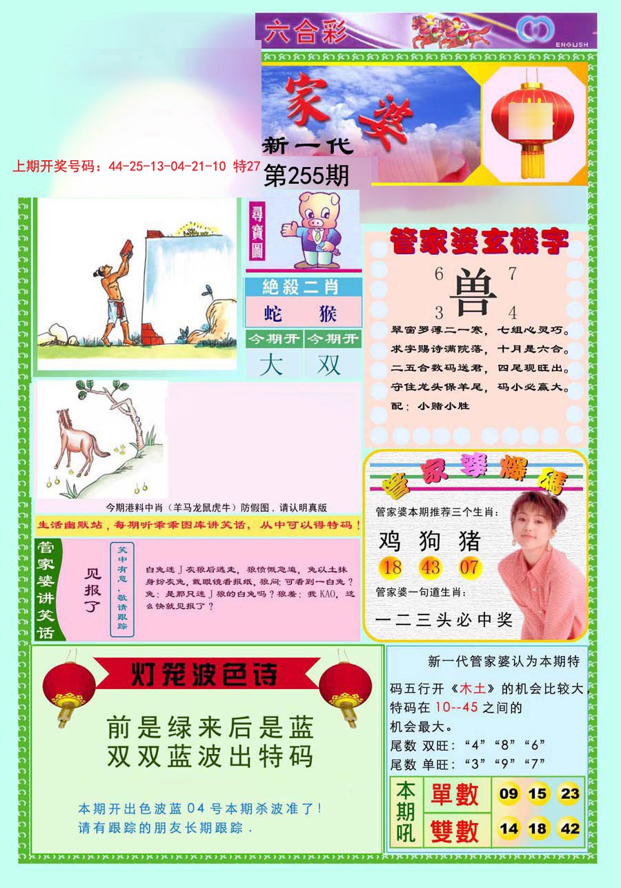 2024255期新一代管家婆