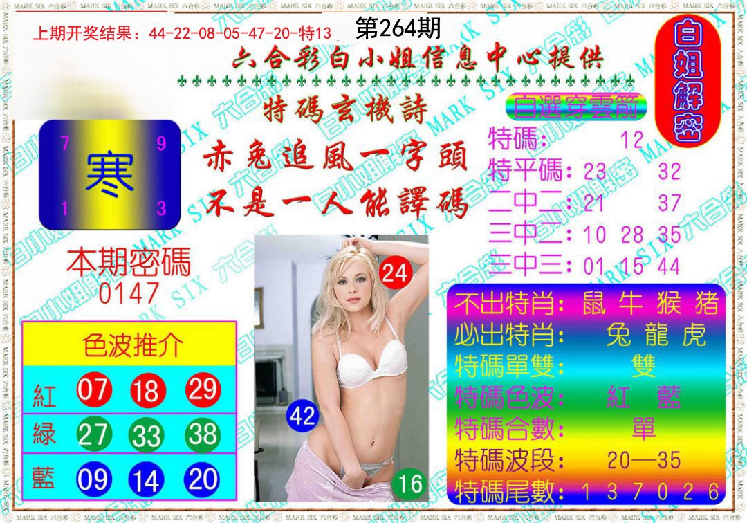 2024264期白姐解密