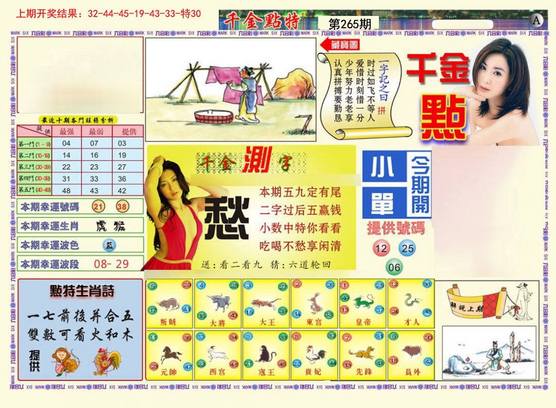 2024265期千金点特A