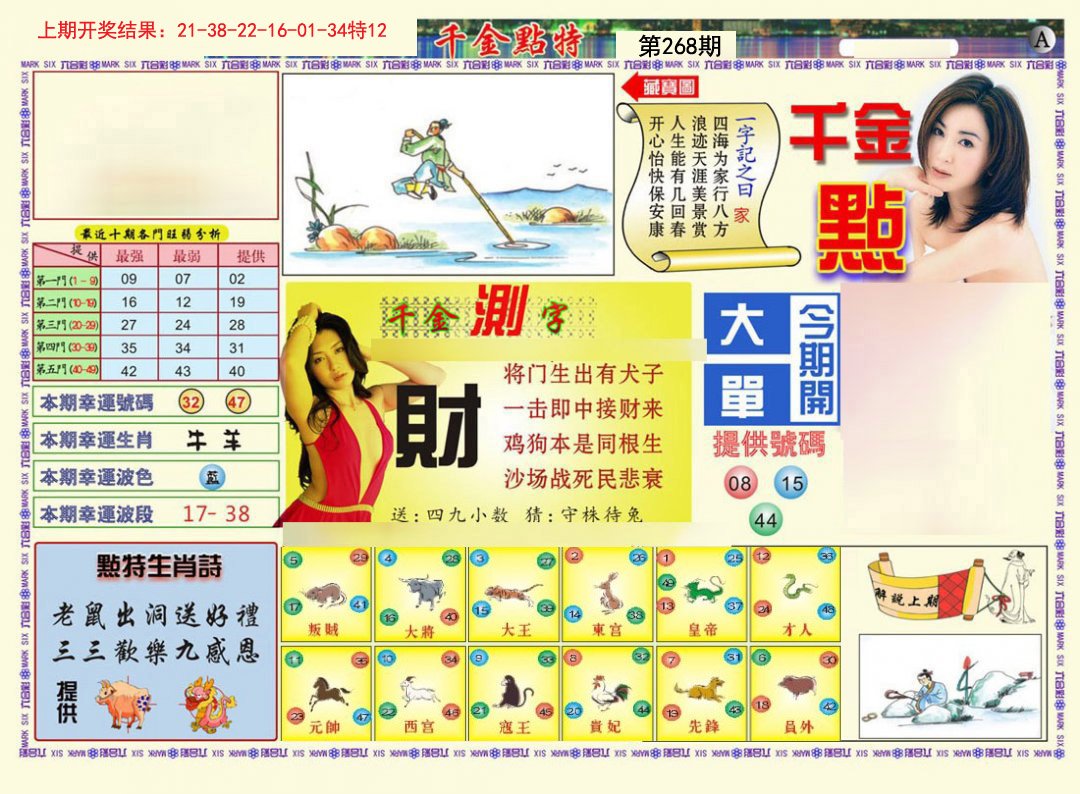 2024268期千金点特A