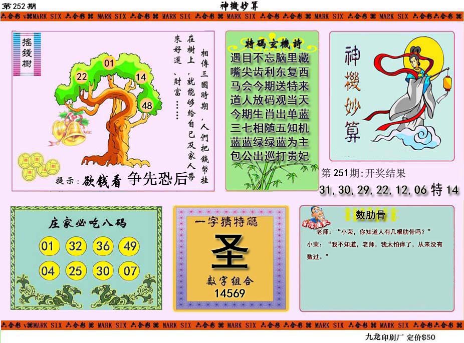 2024252期神机妙算