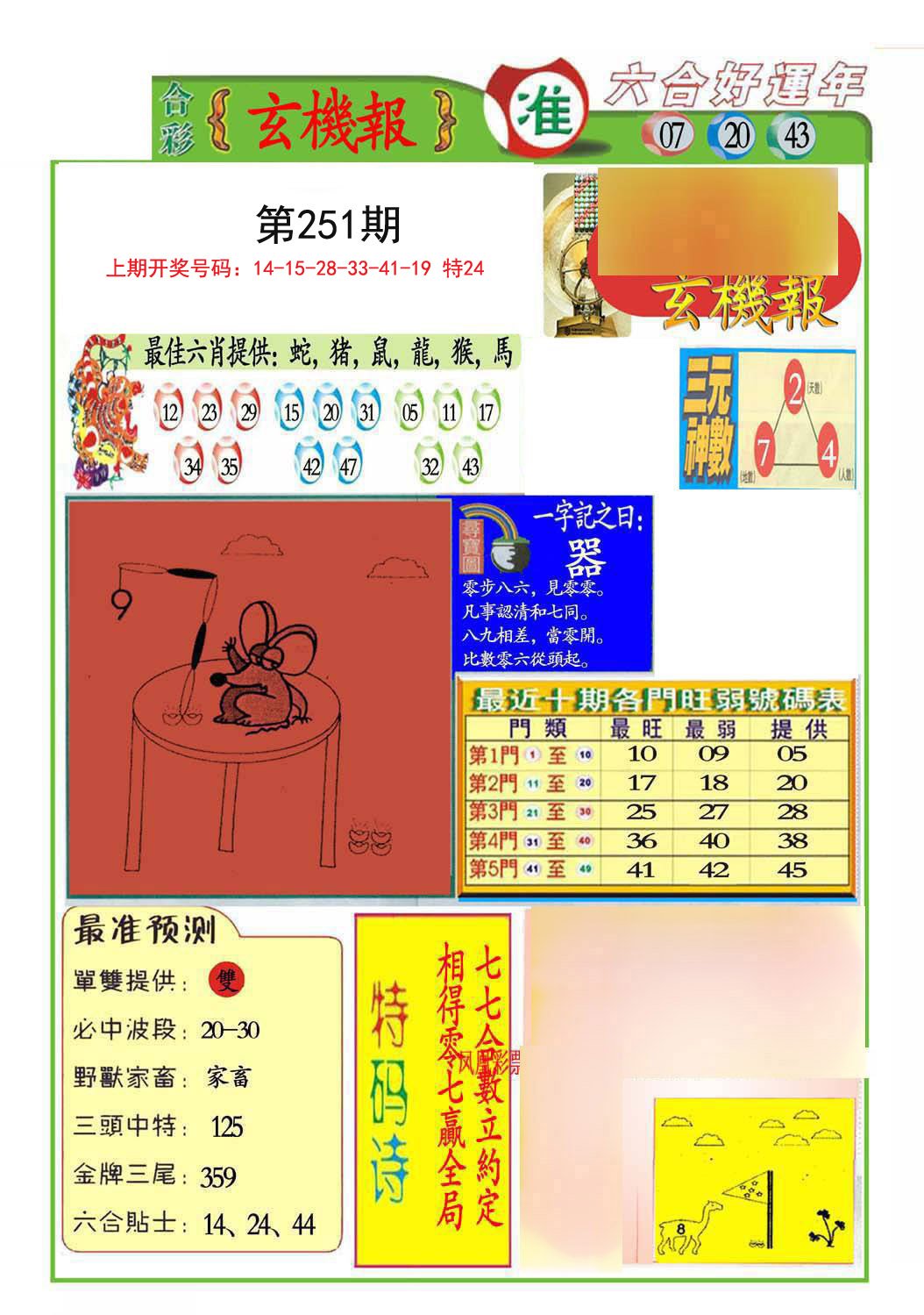 2024251期九龍玄机报(推荐)