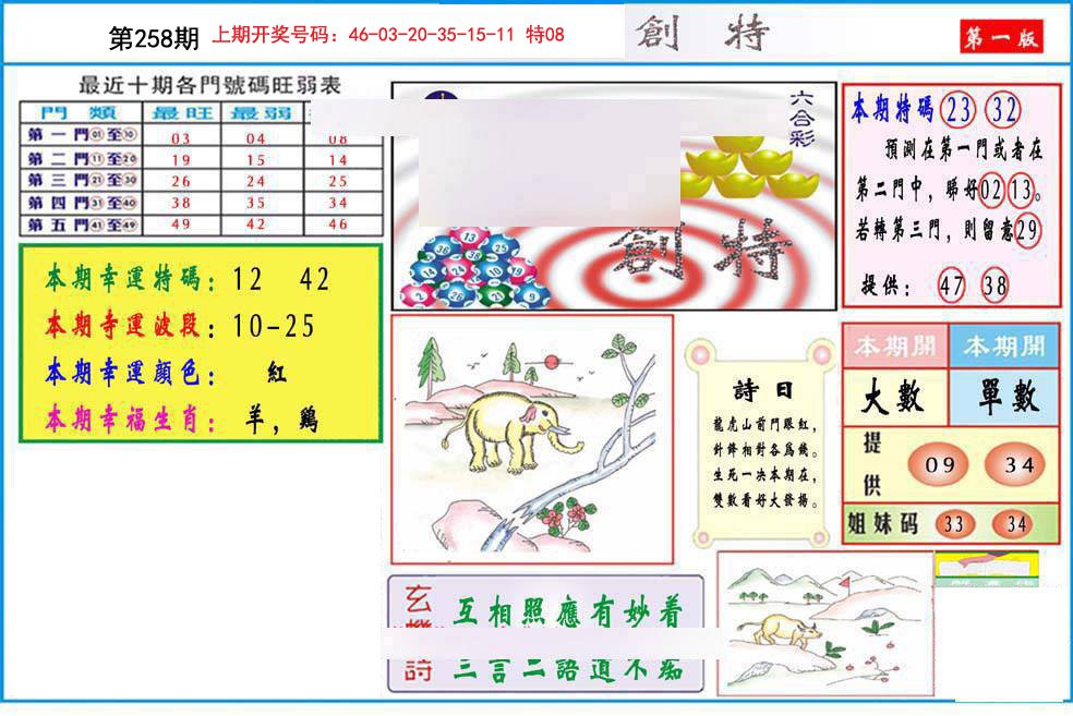 2024258期九龍创特A(推荐)