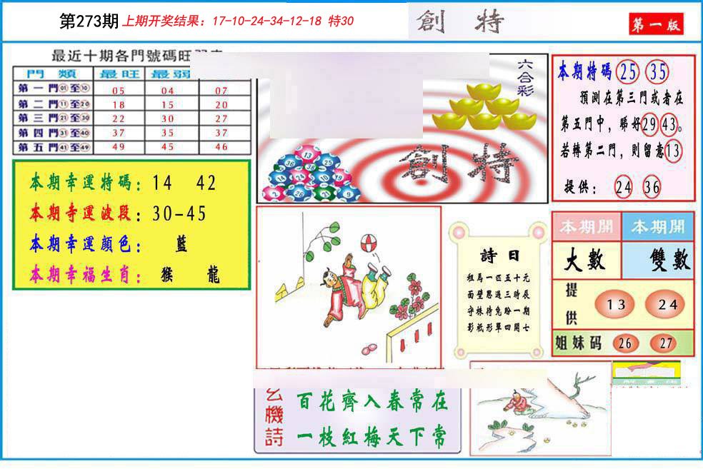 2024273期九龍创特A(推荐)