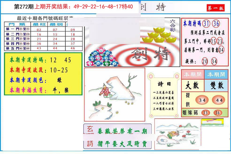 2024272期九龍创特A(推荐)