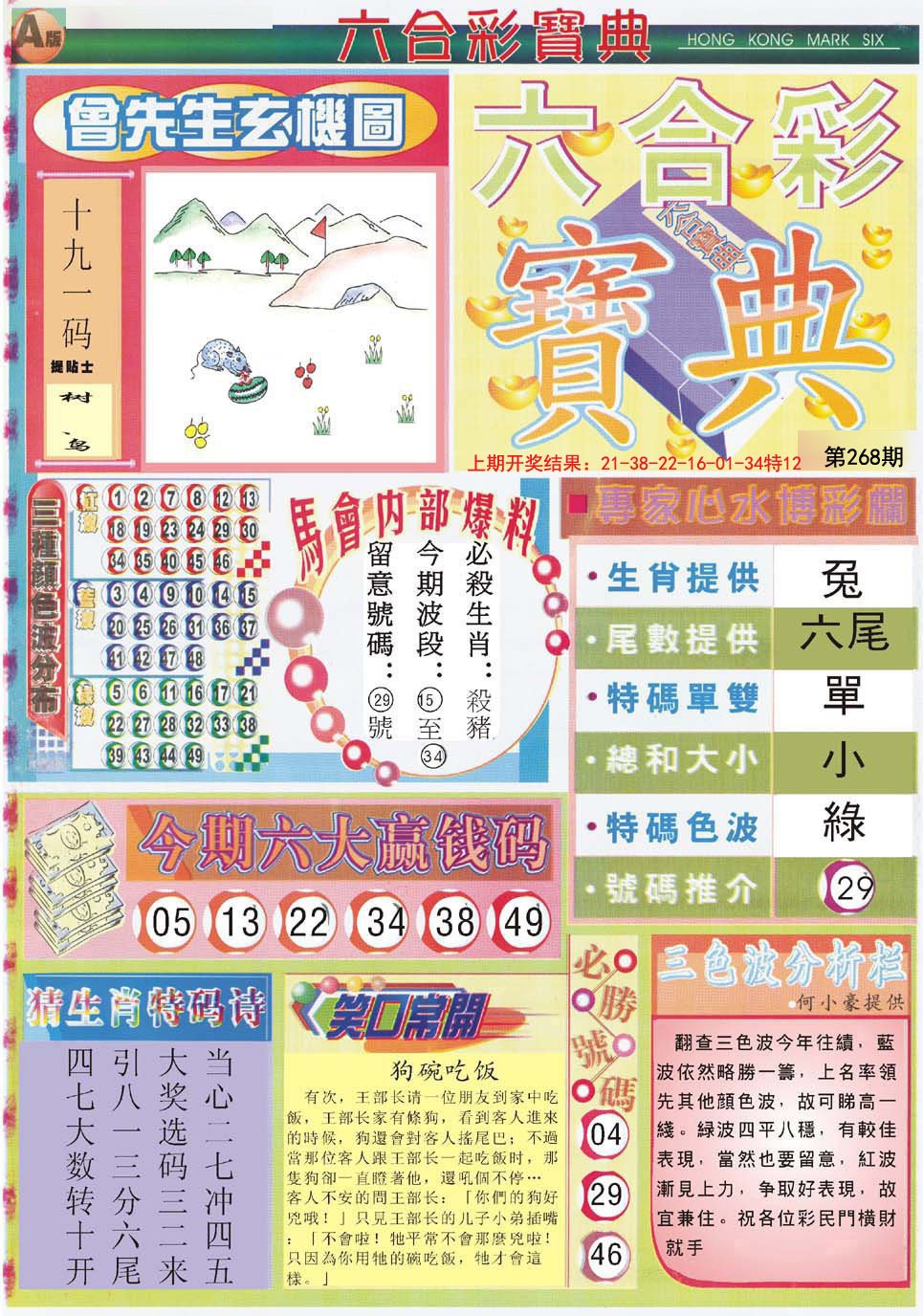 2024268期六合宝典A