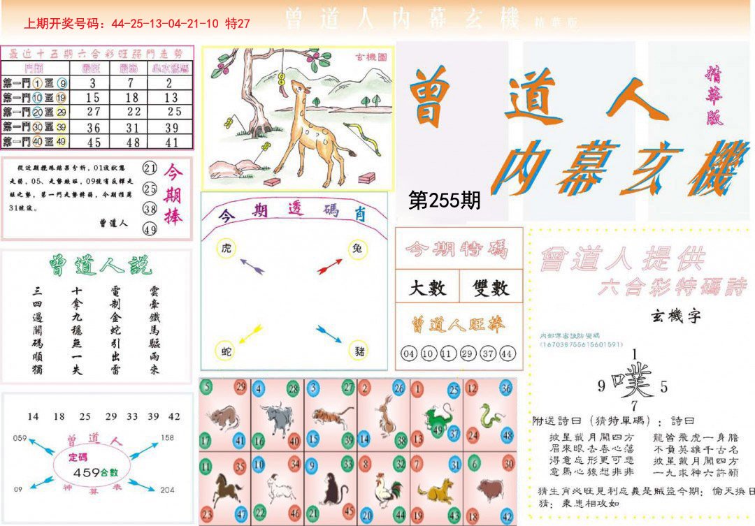 2024255期曾道人内幕精华版