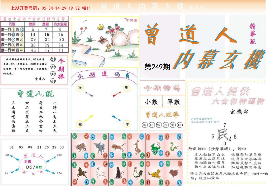 2024249期曾道人内幕精华版