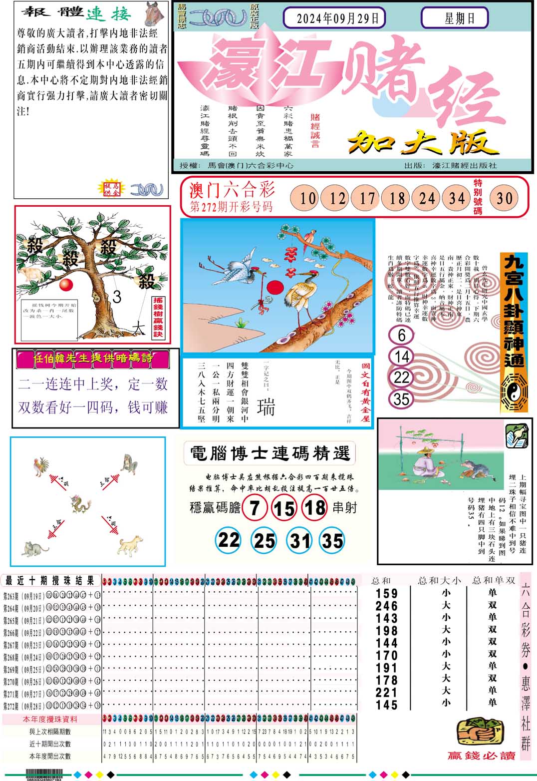 2024273期濠江赌经A加大版
