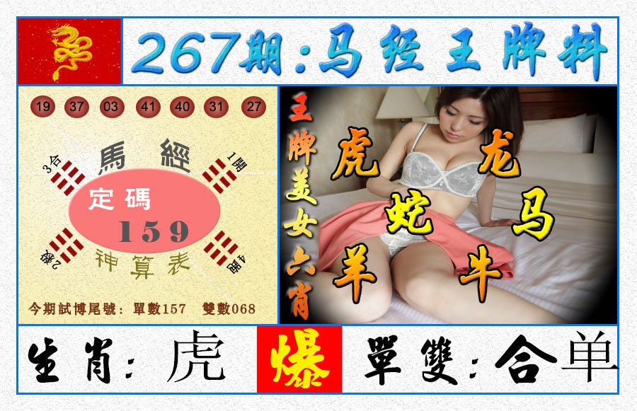 2024267期王牌料
