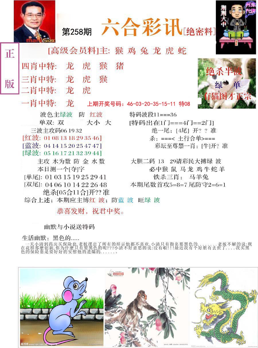 2024258期六合彩讯-2