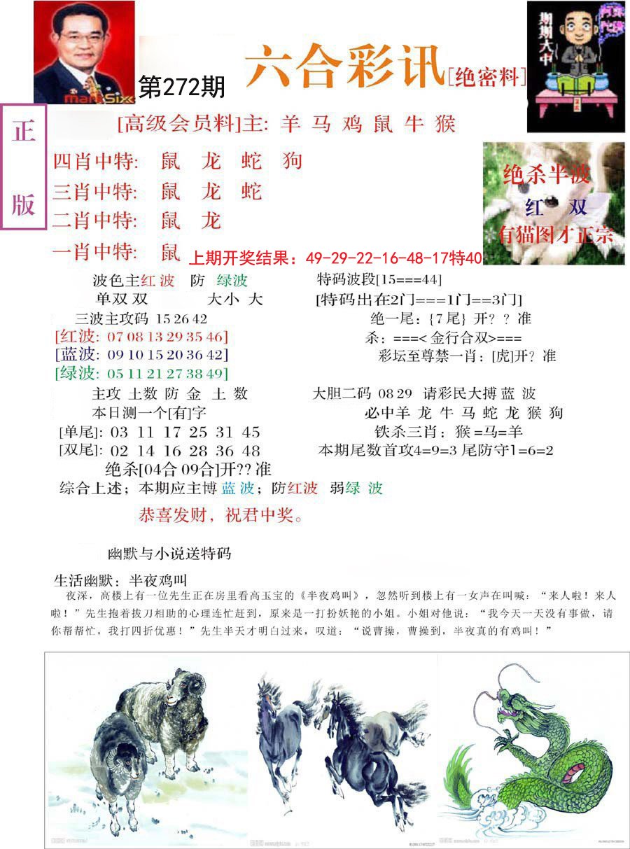 2024272期六合彩讯-2