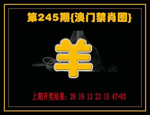 2024245期禁一肖