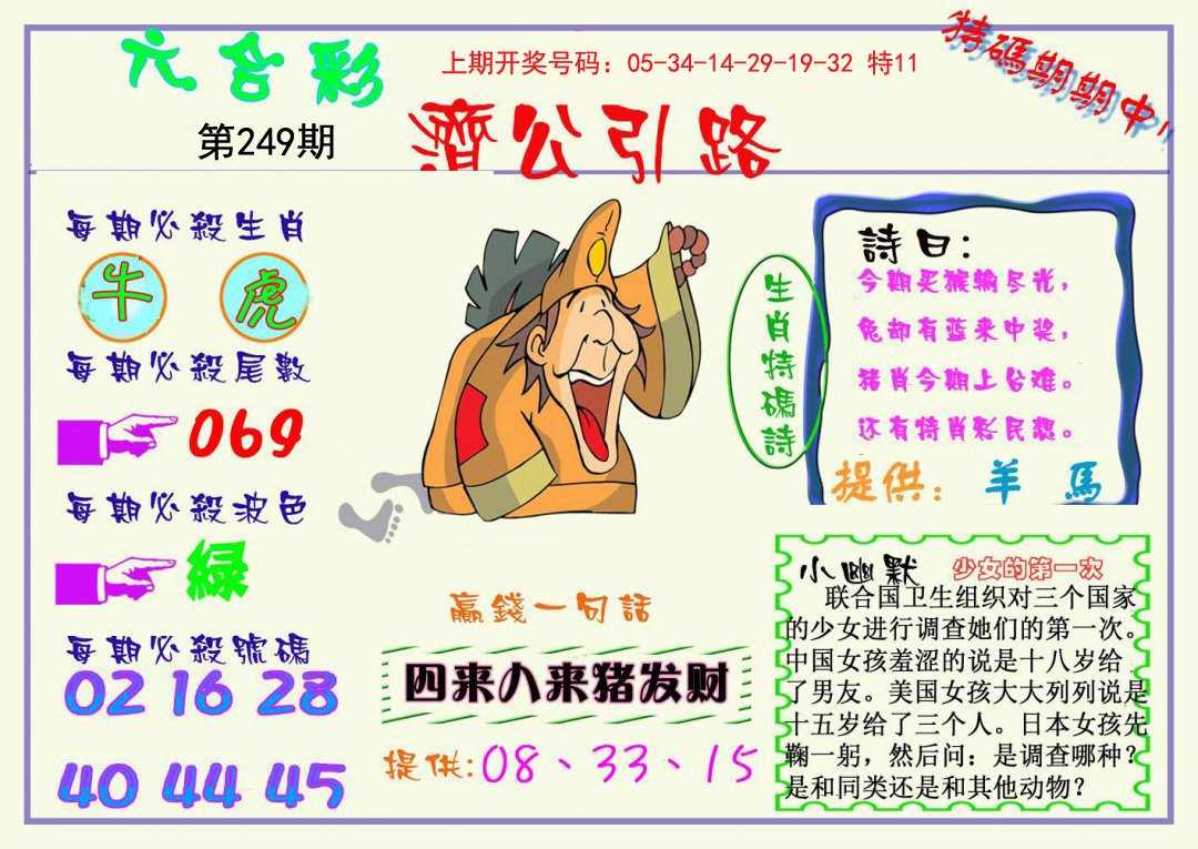 2024249期济公引路