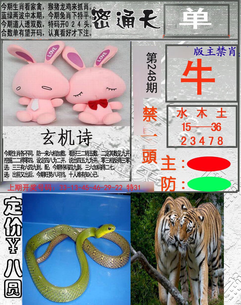 2024248期密通天