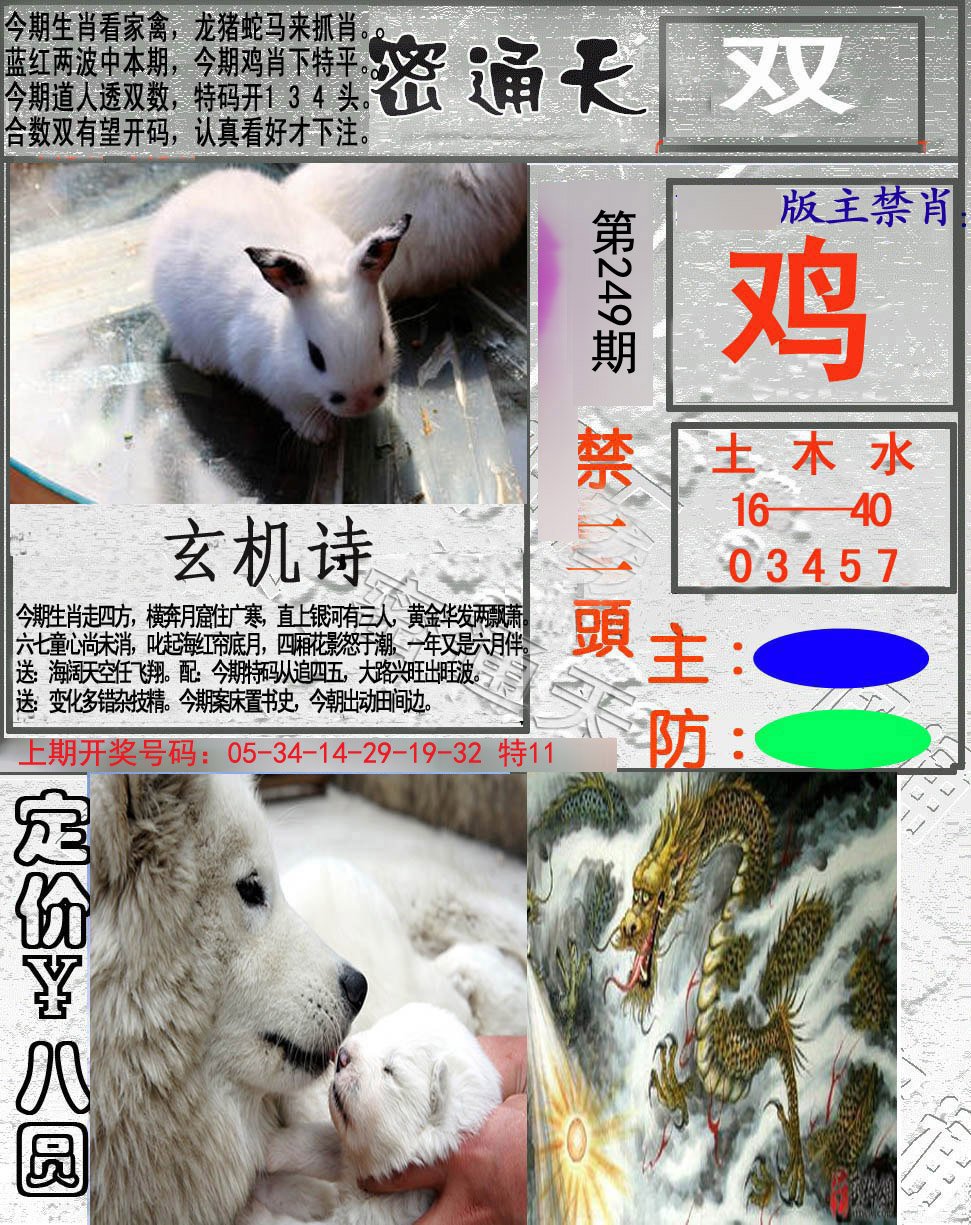 2024249期密通天