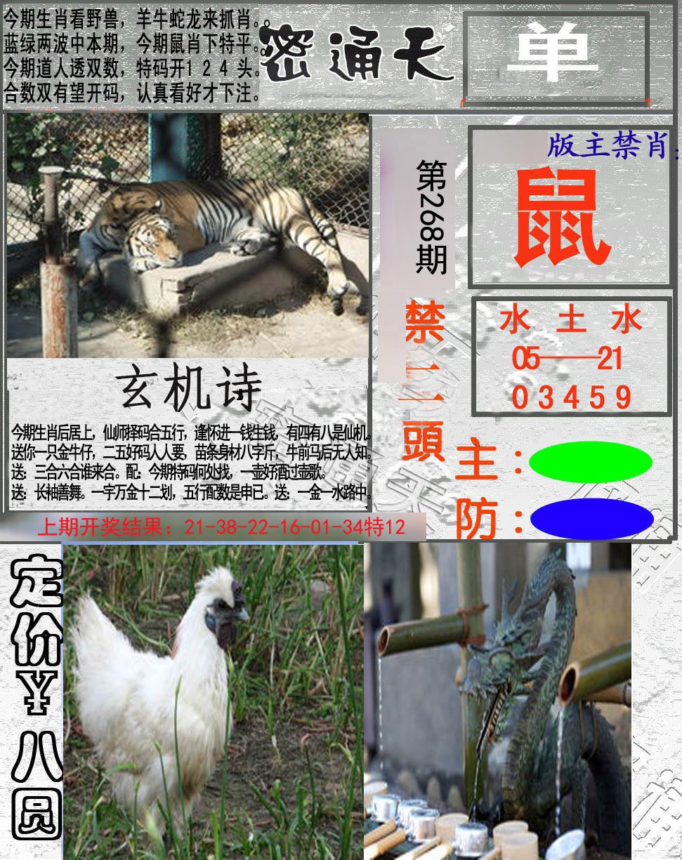 2024268期密通天