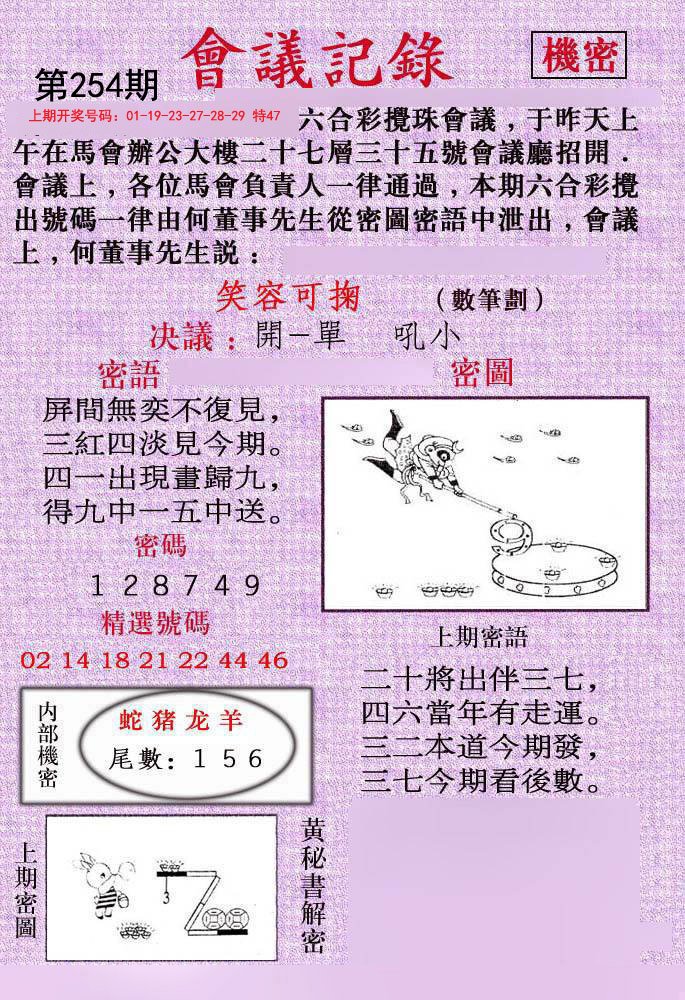2024254期会议记录