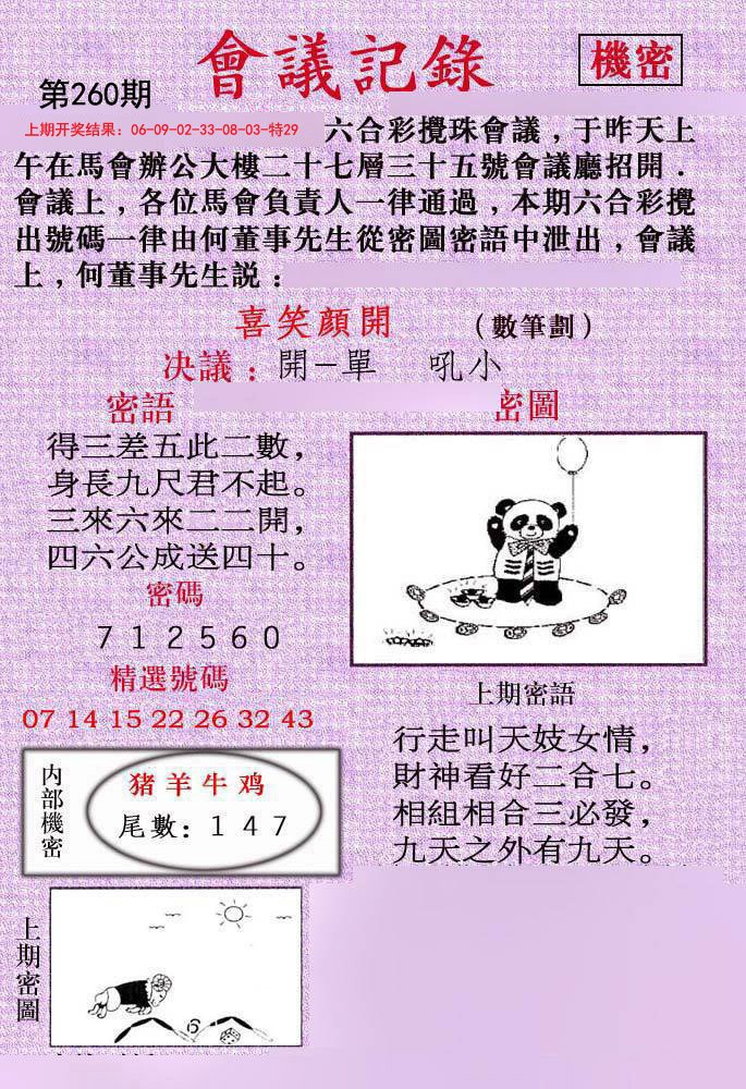 2024260期会议记录