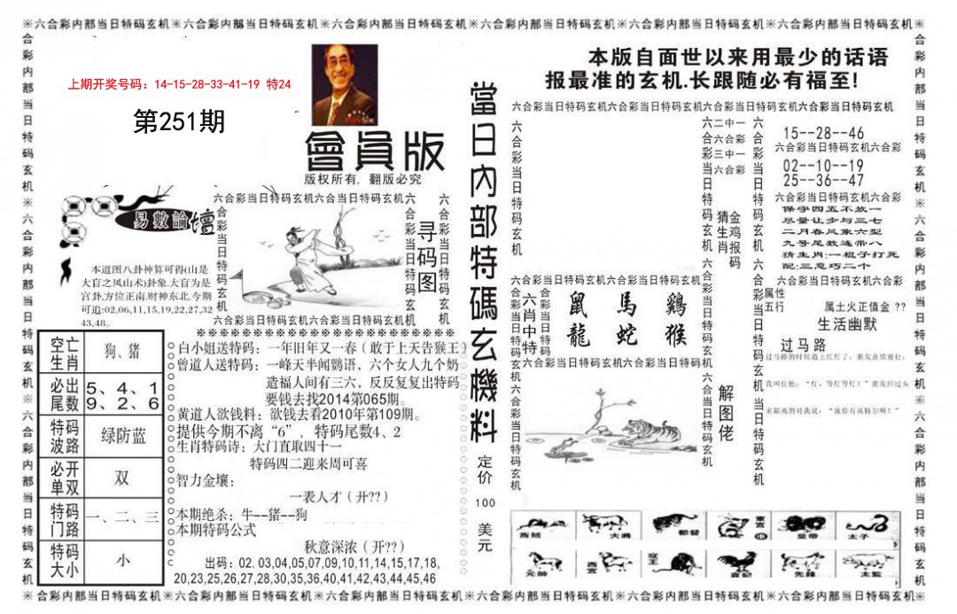 2024251期当日特码玄机报