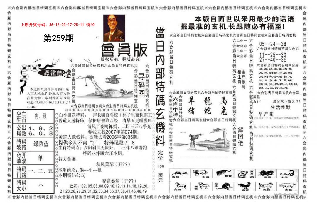 2024259期当日特码玄机报