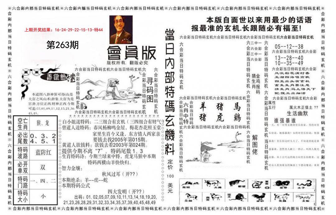 2024263期当日特码玄机报