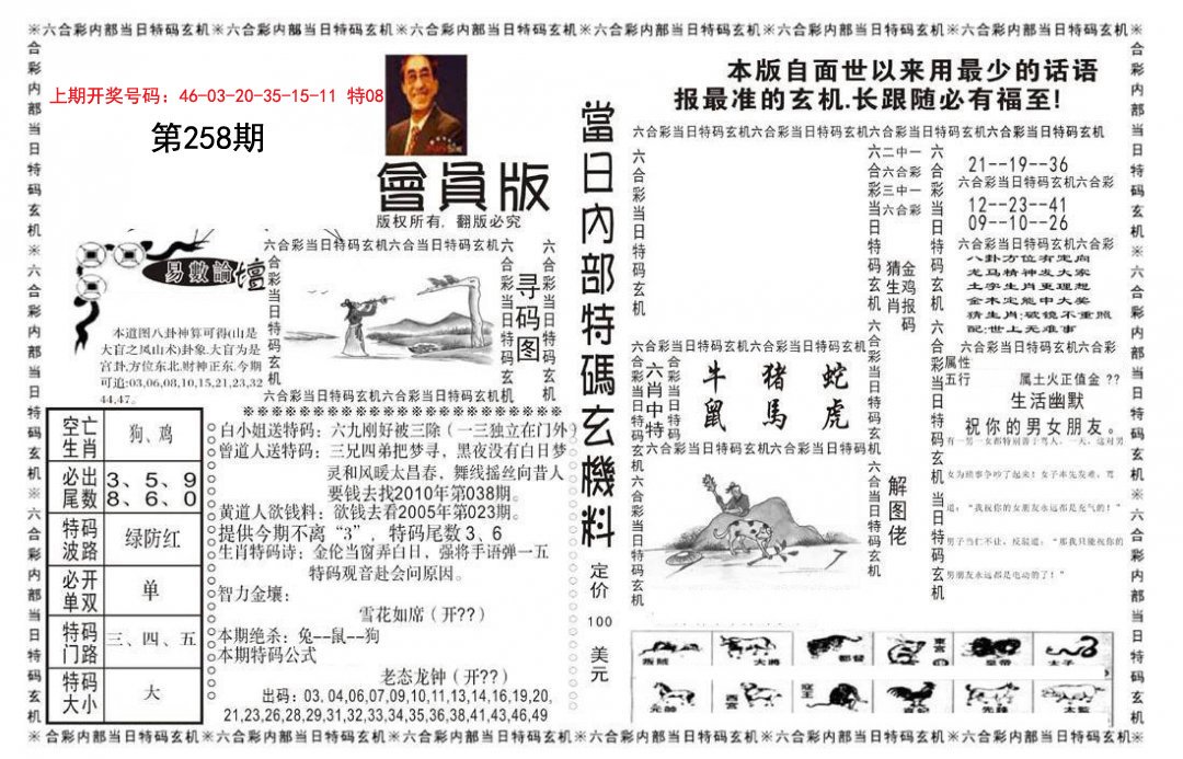 2024258期当日特码玄机报