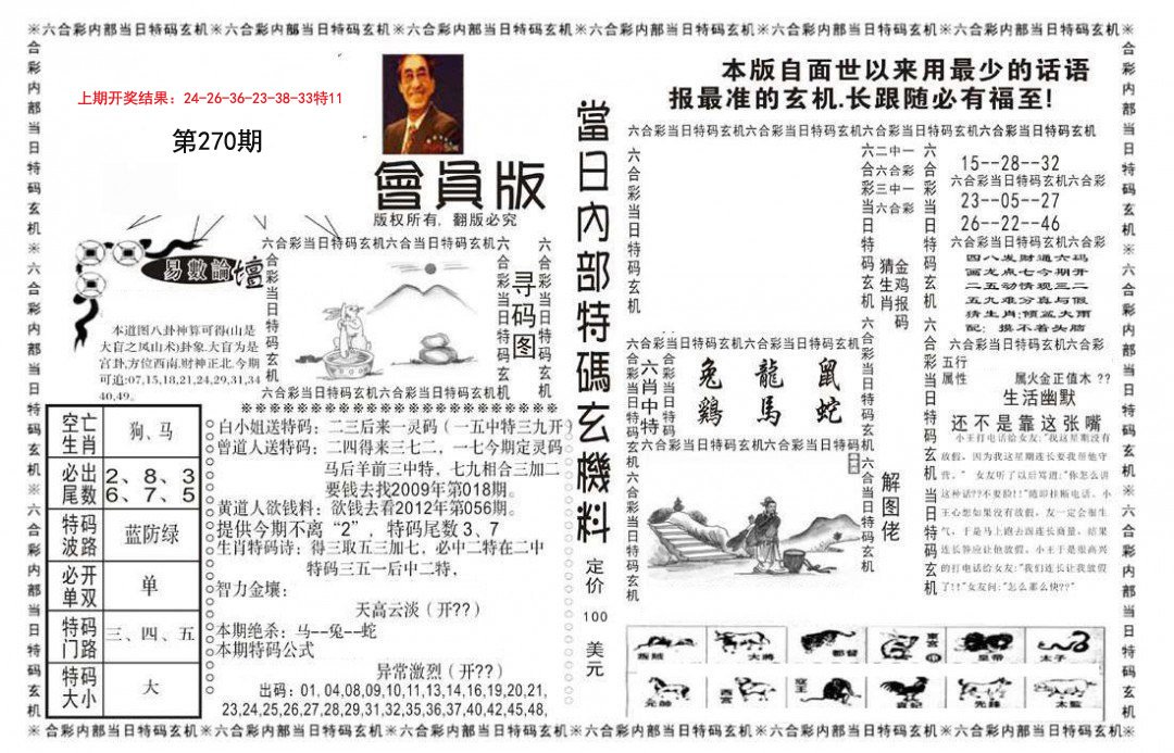 2024270期当日特码玄机报